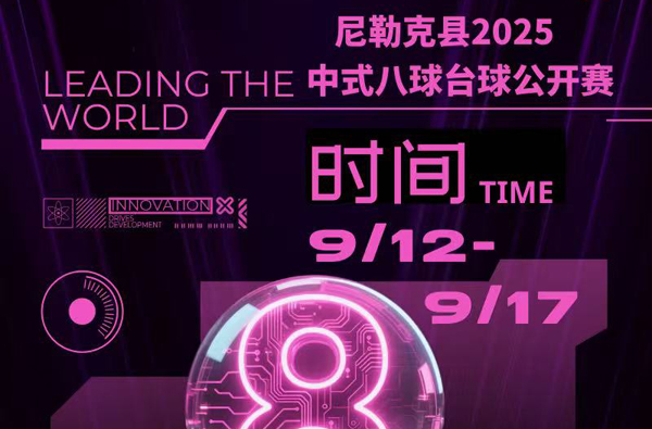 尼勒克县2025 中式八球台球公开赛